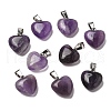 Natural Amethyst Pendants G-I311-A18-1