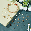 CHGCRAFT 40Pcs 5 Style Brass Bead Caps & Beads KK-CA0001-61G-4