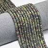 Natural Dragon Blood Jasper Beads Strands G-P575-B21-4x2mm-1