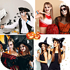 CREATCABIN 28Pcs 7 Colors Halloween Themed Silicon Cord Bracelets BJEW-CN0001-09-6