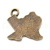 Tibetan Style Pendants X-PALLOY-P241-02AB-4