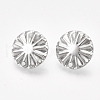 Non-Tarnish 304 Stainless Steel Stud Earring Findings STAS-S079-48B-2