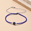 Nylon Thread Braided Beads Bracelets BJEW-JB04346-6