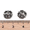 Tibetan Style 316 Stainless Steel Bead Caps STAS-K276-17AS-2