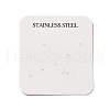 Paper Display Card with Word Stainless Steel CDIS-L009-08-1