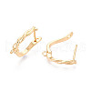 Brass Hoop Earring Findings KK-N267-29G-3