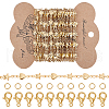 CHGCRAFT 2.5M Brass Link Chains DIY-CA0002-14-1