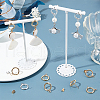 Beebeecraft 20Pcs 2 Colors 304 Stainless Steel Ring Stud Earring Findings STAS-BBC0005-21-4