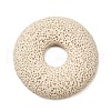 Natural Lava Rock Disc Big Pendants G-M203-07-01-1