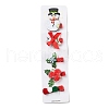 Christmas Theme Cloth Felt Fabric Alligator Hair Clip OHAR-R100-01A-2