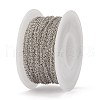 Tarnish Resistant 304 Stainless Steel Cable Chains CHS-N002-02B-P-4