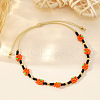 Elegant Chinese Style Flower Glass Seed Bead Bracelets HX6650-3