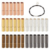 Olycraft 30 Sets 5 Colors Brass Bayonet Clasps KK-OC0001-37C-1