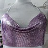 Alloy Aluminum Vest Sequin Halterneck Tops FS-WG449EE-03-1