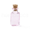 Rectangle Miniature Glass Bottles GLAA-H019-06G-1