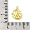 Rack Plating Brass Micro Pave Cubic Zirconia Pendants KK-S396-53G-3