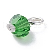 Faceted Glass Charms PALLOY-JF01126-4