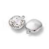 304 Stainless Steel Rhinestone Pendants STAS-B090-01P-05-2