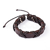 Adjustable Leather Cord Bracelets BJEW-L578-01A-1