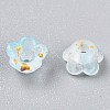 Frosted Transparent Acrylic Beads X-OACR-N137-72I-3