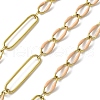 304 Stainless Steel Enamel Figaro Chains CHS-U003-02G-04-1