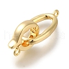 Brass Fold Over Clasp KK-H480-15G-1