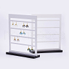 Acrylic Organic Glass Earrings Displays EDIS-F002-01-5