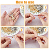 SUPERFINDINGS 200Pcs 2 Colors  Alloy Bowknot Buckles FIND-FH0009-81-3
