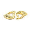 Brass Micro Pave Cubic Zirconia Charms KK-E068-VF182-3