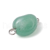 Natural Mixed Gemstone Pendants PALLOY-JF02523-4