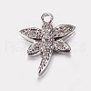 Long-Lasting Plated Brass Micro Pave Cubic Zirconia Charms ZIRC-L072-63-2