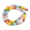Electroplate Glass Beads Strands EGLA-D300-10-8mm-2