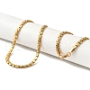 Ion Plating(IP) 304 Stainless Steel Snake Chain Necklaces NJEW-Q337-03D-G-1