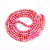 Baking Painted Glass Beads Strands DGLA-N003-4mm-A01-2