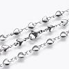 304 Stainless Steel Chain Necklaces STAS-P164-11-3