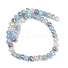 Electroplate Glass Beads Strands EGLA-G039-01A-02-2