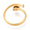 Snake 304 Stainless Steel Cuff Ring Components STAS-T066-05G-3