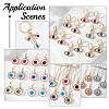 WADORN 36Pcs 9 Styles Halloween Translucent Resin Decoden Cabochons CRES-WR0001-01-6