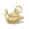 Brass Pendants ZIRC-I070-019G-2