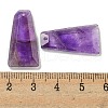 Natural Amethyst Pendants G-G123-02G-3