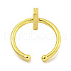 Rack Plating Brass Open Cuff Rings for Women RJEW-F162-01G-I-3