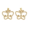 Brass Micro Pave Cubic Zirconia Pendants KK-S526-54G-1