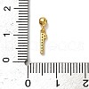 925 Sterling Silver Micro Pave Clear Cubic Zirconia European Dangle Charms STER-A045-01G-1-3