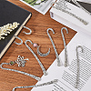 SUNNYCLUE 12Pcs Tibetan Style Alloy Bookmark Findings with Hole PALLOY-SC0004-31-4
