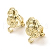 Alloy Clip-on Earring Findings FIND-L015-007G-1