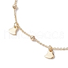 Brass Cable Chain Anklets AJEW-AN00601-02-3