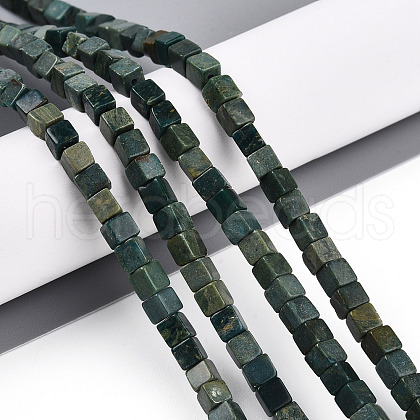 Natural Shoushan Jade Beads Strands G-T140-48B-1