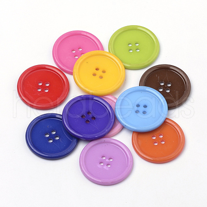 4-Hole Acrylic Buttons BUTT-Q037-01-1