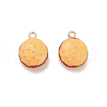 Alloy Enamel Pendants PALLOY-R155-01G-04-1