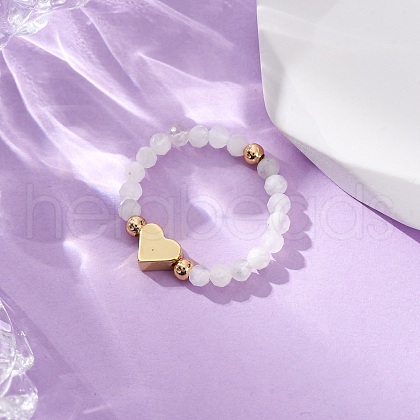 Natural Moonstone Rings RJEW-TA00199-04-1